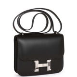 Hermes Constance 18 Studio Disco Black Swift Palladium Hardware