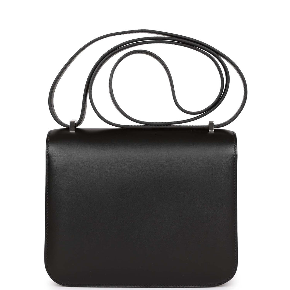 Hermes Constance 18 Studio Disco Black Swift Palladium Hardware