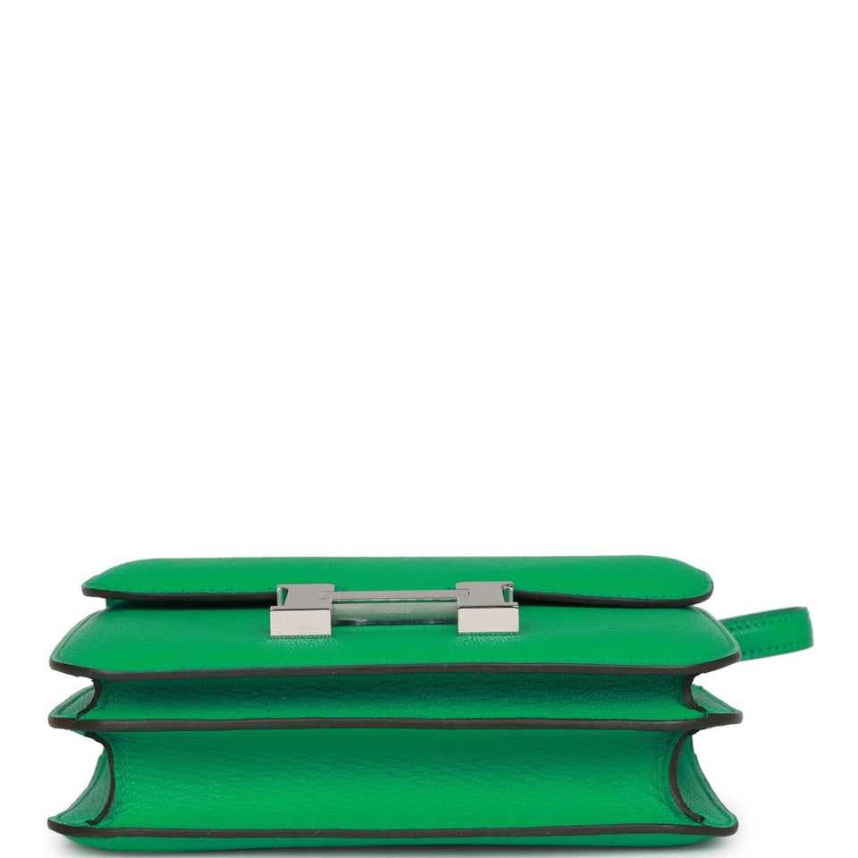 Hermes Constance 1-18 Menthe Chevre Palladium Hardware