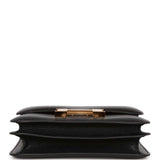 Hermes Constance 1-18 Black Chevre Gold Hardware