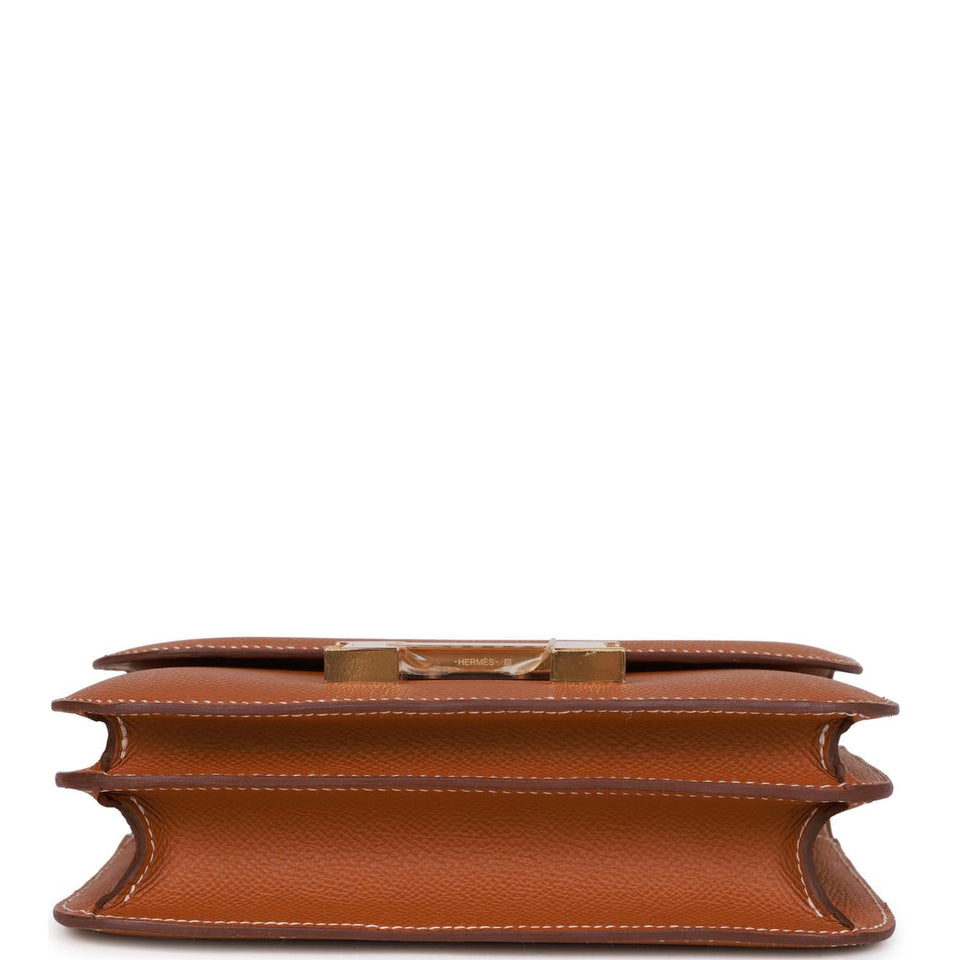 Hermes Constance 18 Gold Epsom Gold Hardware
