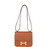 Hermes Constance 18 Gold Epsom Gold Hardware