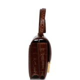 Hermes Constance 18 Miel Shiny Alligator Gold Hardware