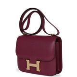 Hermes Constance 18 Anemone Chevre Chamkila Permabrass Hardware