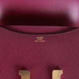 Hermes Constance 18 Anemone Chevre Chamkila Permabrass Hardware