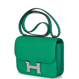 Hermes Constance 1-18 Vert Jade Epsom Palladium Hardware