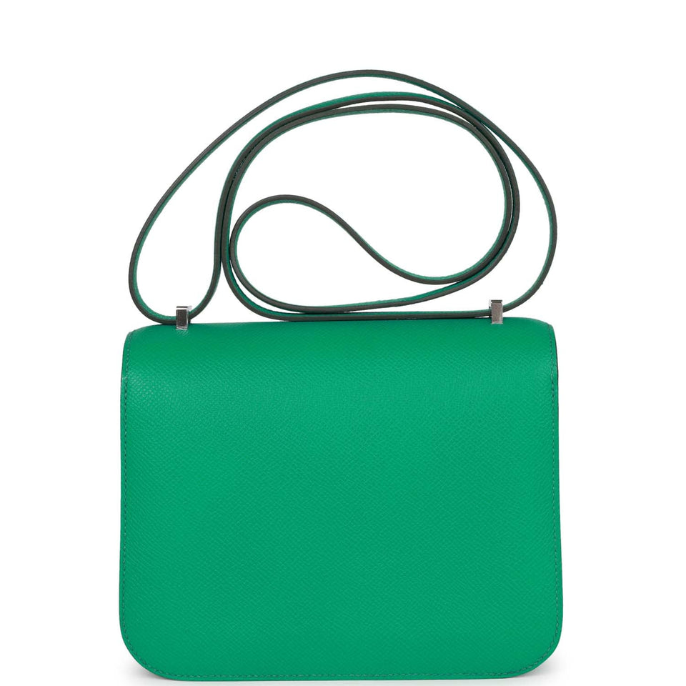Hermes Constance 1-18 Vert Jade Epsom Palladium Hardware