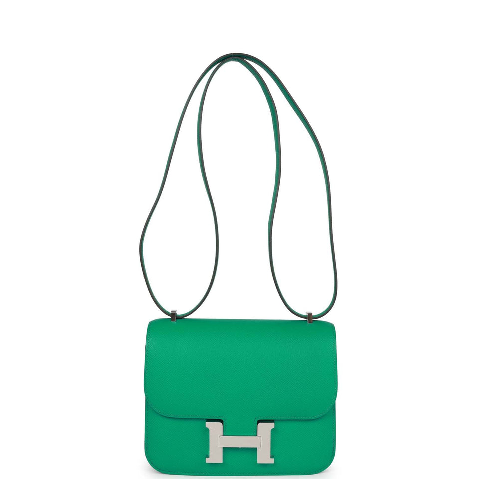 Hermes Constance 1-18 Vert Jade Epsom Palladium Hardware