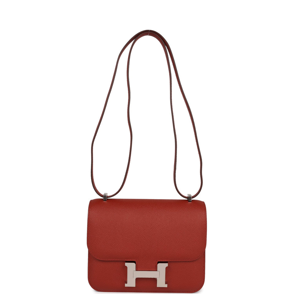 Hermes Constance 1-18 Rouge Venetian Epsom Palladium Hardware