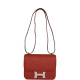 Hermes Constance 1-18 Rouge Venetian Epsom Palladium Hardware