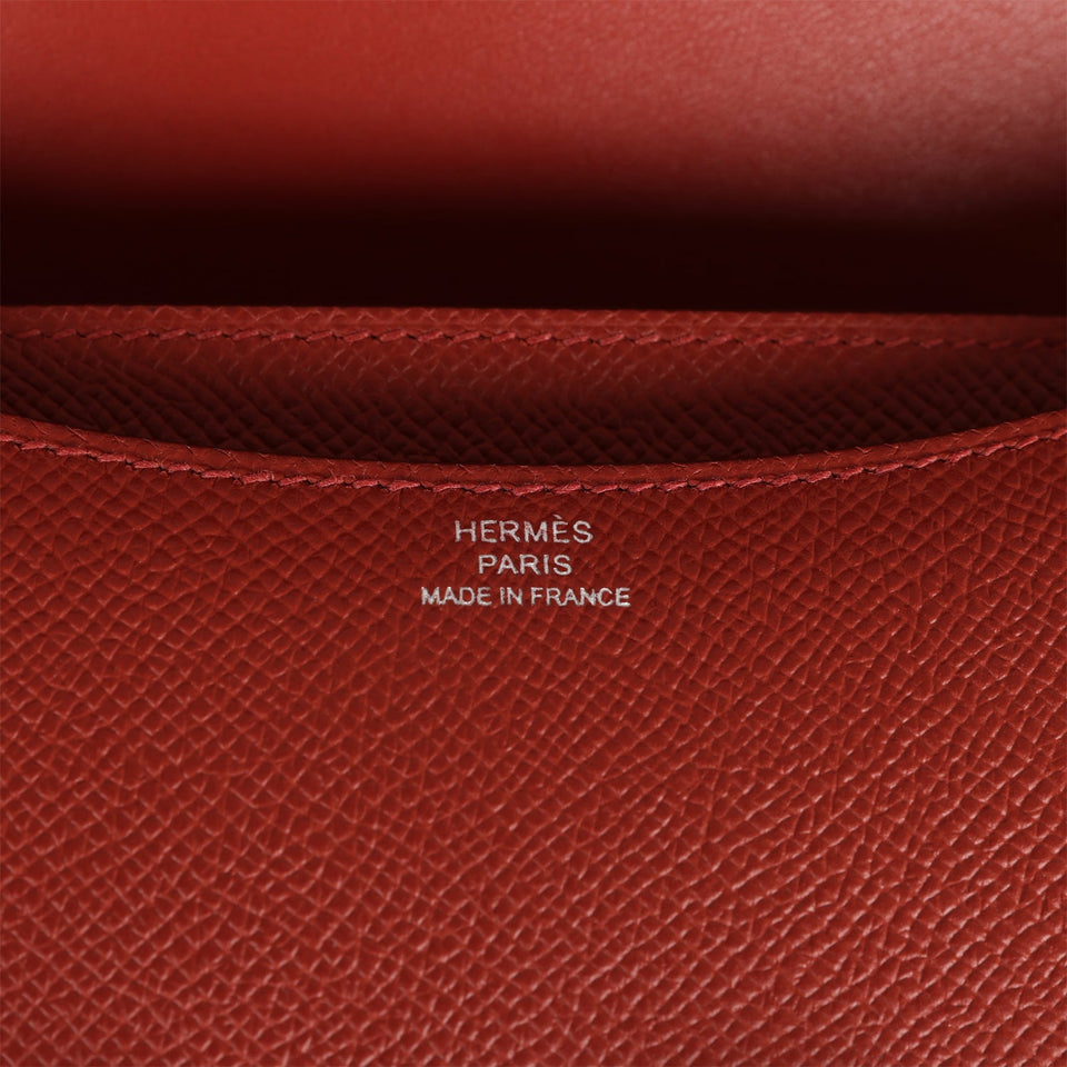 Hermes Constance 1-18 Rouge Venetian Epsom Palladium Hardware