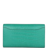 Hermes Constance Wallet To Go Vert Jade Matte Alligator Gold Hardware