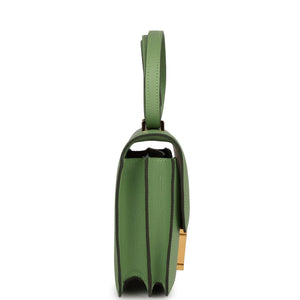 Hermes Constance 18 Vert Criquet Epsom Gold Hardware