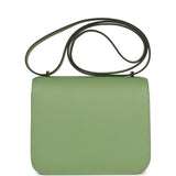 Hermes Constance 18 Vert Criquet Epsom Gold Hardware