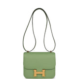Hermes Constance 18 Vert Criquet Epsom Gold Hardware