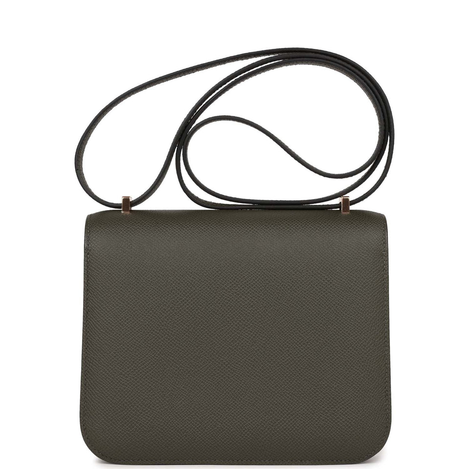 Hermes Constance 1-18 Vert de Gris Epsom Rose Gold Hardware