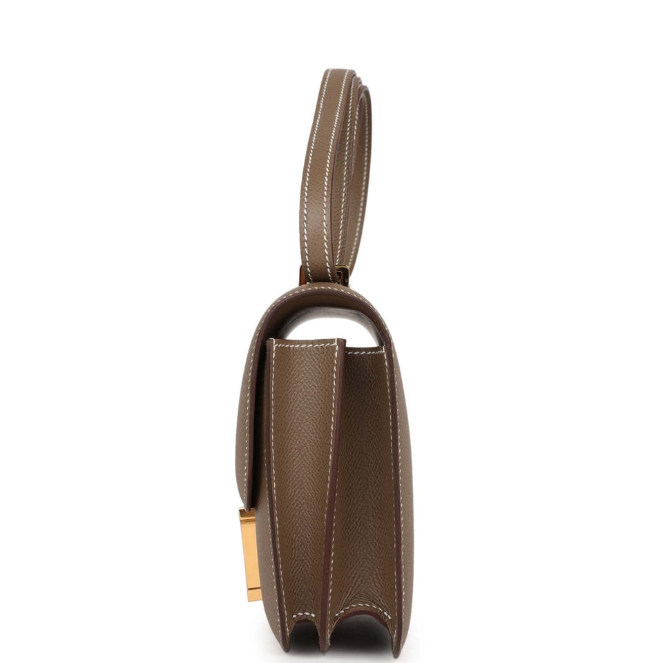 Hermes Constance 18 Etoupe Epsom Gold Hardware