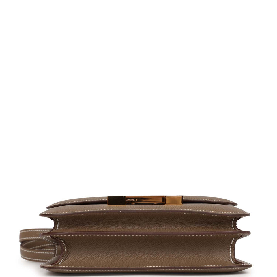 Hermes Constance 18 Etoupe Epsom Gold Hardware