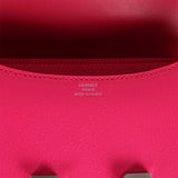 Hermes Constance 1-18 Rose Pop Chevre Chamkila Palladium Hardware