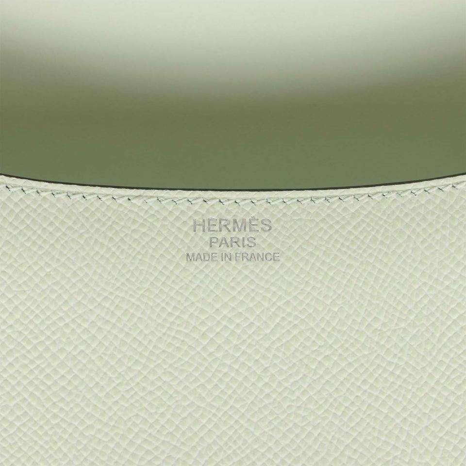 Hermes Constance 1-24 Vert Fizz Epsom Palladium Hardware