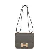 Hermes Constance 1-18 Gris Meyer Verso Evercolor Permabrass Hardware
