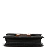 Hermes Constance 1-24 Black Chevre Chamkila Rose Gold Hardware