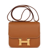 Hermes Constance 1-18 Gold Epsom Gold Hardware
