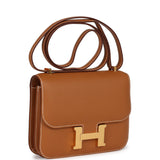 Hermes Constance 1-18 Gold Epsom Gold Hardware