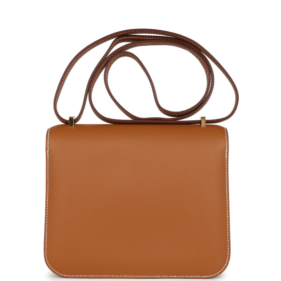 Hermes Constance 1-18 Gold Epsom Gold Hardware