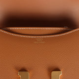 Hermes Constance 1-18 Gold Epsom Gold Hardware