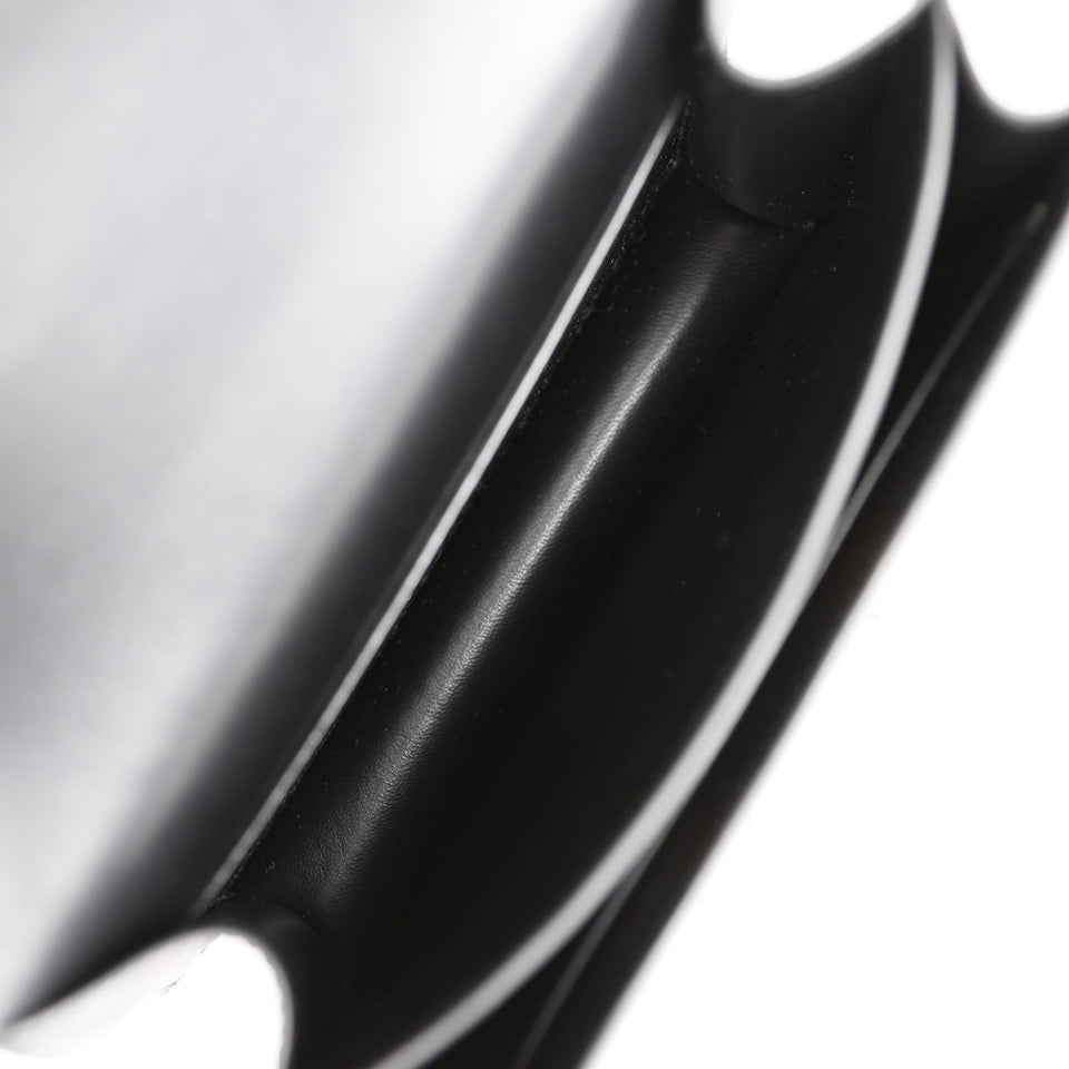 Hermes Constance 18 Black Veau Monsieur Rose Gold Hardware