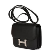 Hermes Constance 1-18 Black Epsom Palladium Hardware