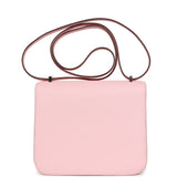 Hermes Constance 18 Rose Sakura Chevre Palladium Hardware