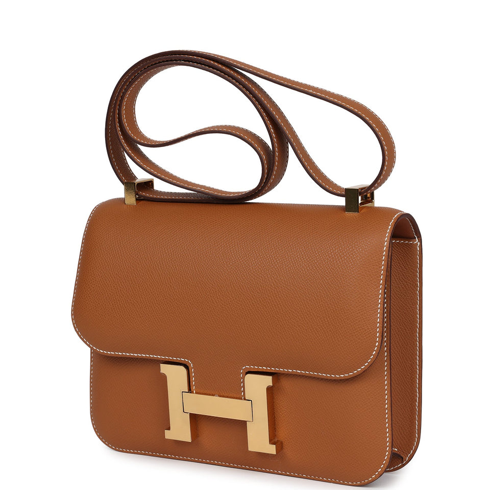 Hermes Constance 1-24 Gold Epsom Gold Hardware