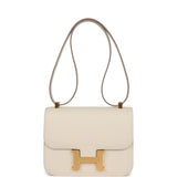 Hermes Constance 1-24 Craie Epsom Brushed Gold Hardware