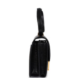 Hermes Constance 18 Black Varanus Niloticus Lizard Gold Hardware