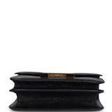 Hermes Constance 18 Black Varanus Niloticus Lizard Gold Hardware