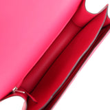 Hermes Constance 24 Rose Shocking and Ecru Toile H Berline and Framboise Swift Palladium Hardware
