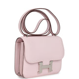 Hermes Constance 18 Rose Darling Chevre Mysore Palladium Hardware