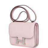 Hermes Constance 18 Rose Darling Chevre Mysore Palladium Hardware