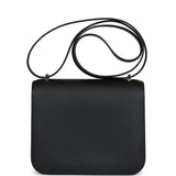 Hermes Constance 1-18 Black Epsom Gold Hardware