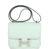 Hermes Constance 18 Vert PepperSwift Palladium Hardware