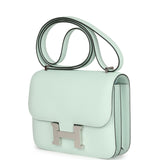 Hermes Constance 18 Vert PepperSwift Palladium Hardware