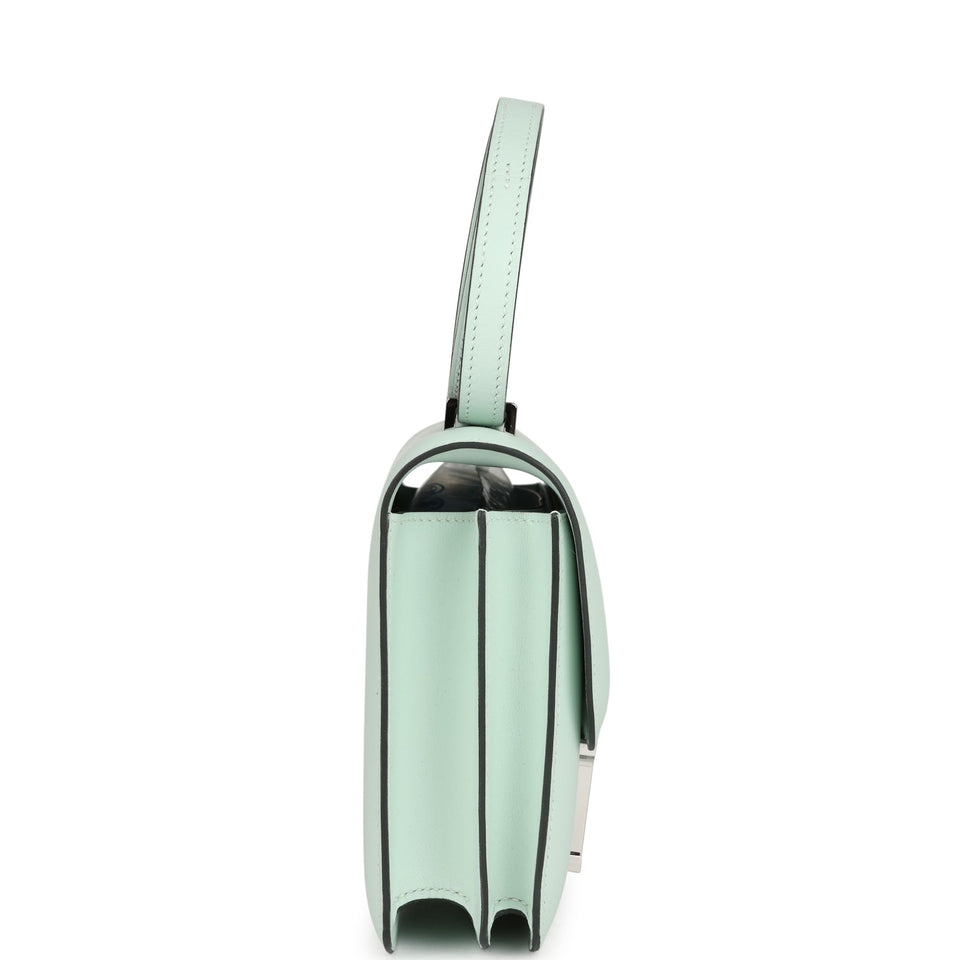 Hermes Constance 18 Vert PepperSwift Palladium Hardware