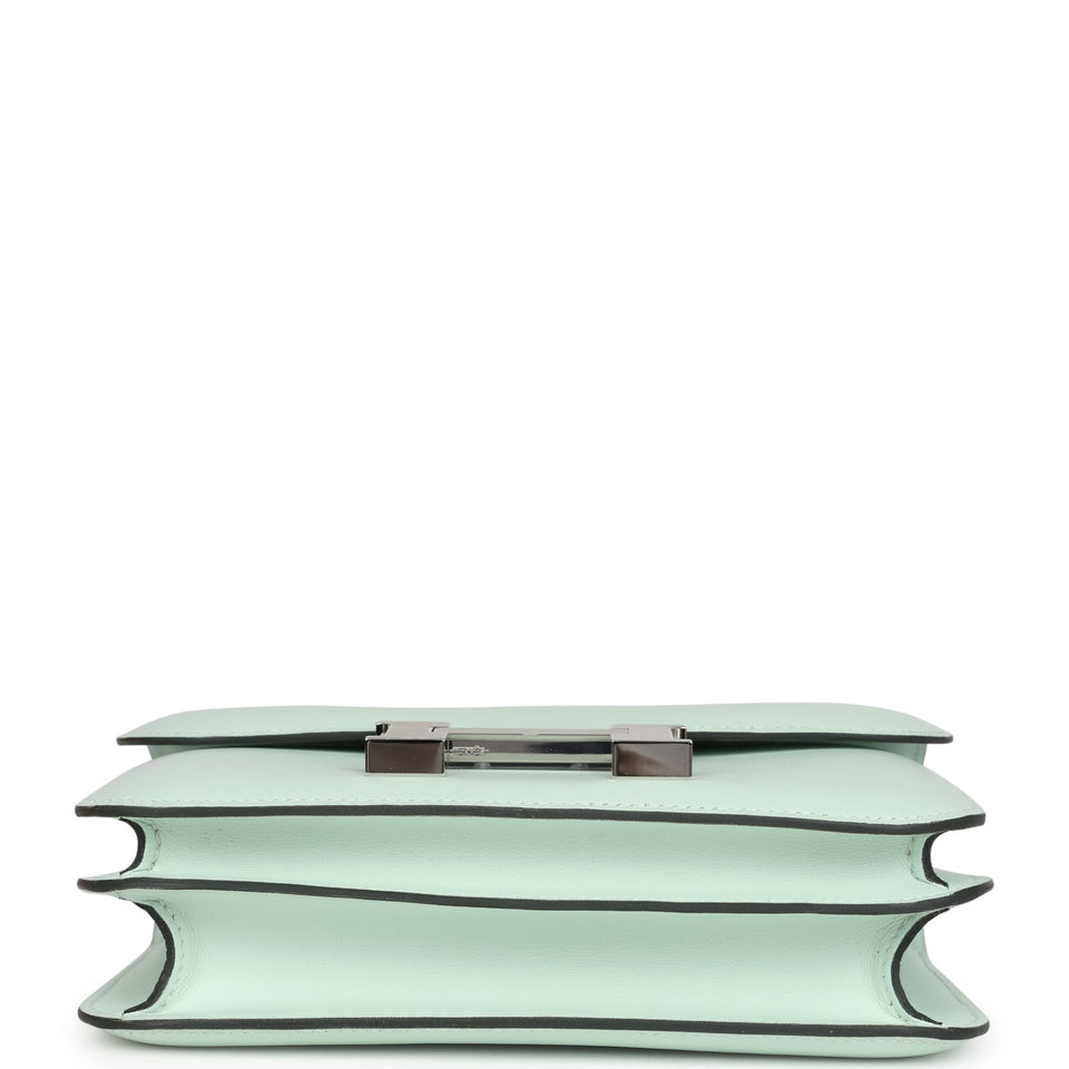 Hermes Constance 18 Vert PepperSwift Palladium Hardware