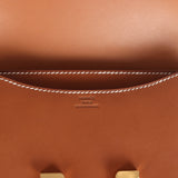 Hermes Constance 18 Fauve Barenia Gold Hardware
