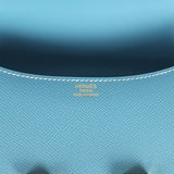 Hermes Constance 1-24 Blue Jean Epsom Gold Hardware
