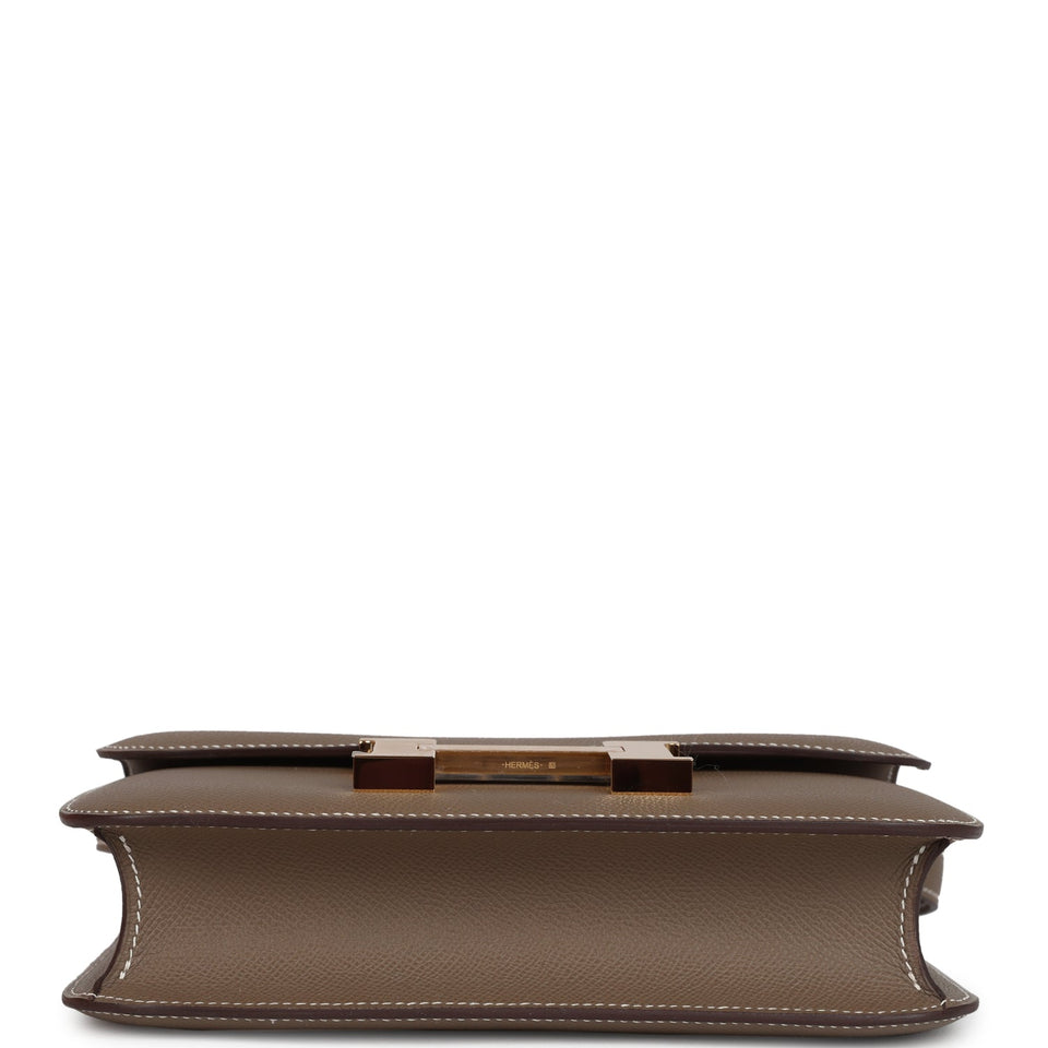 Hermes Constance 1-24 Etoupe Epsom Gold Hardware