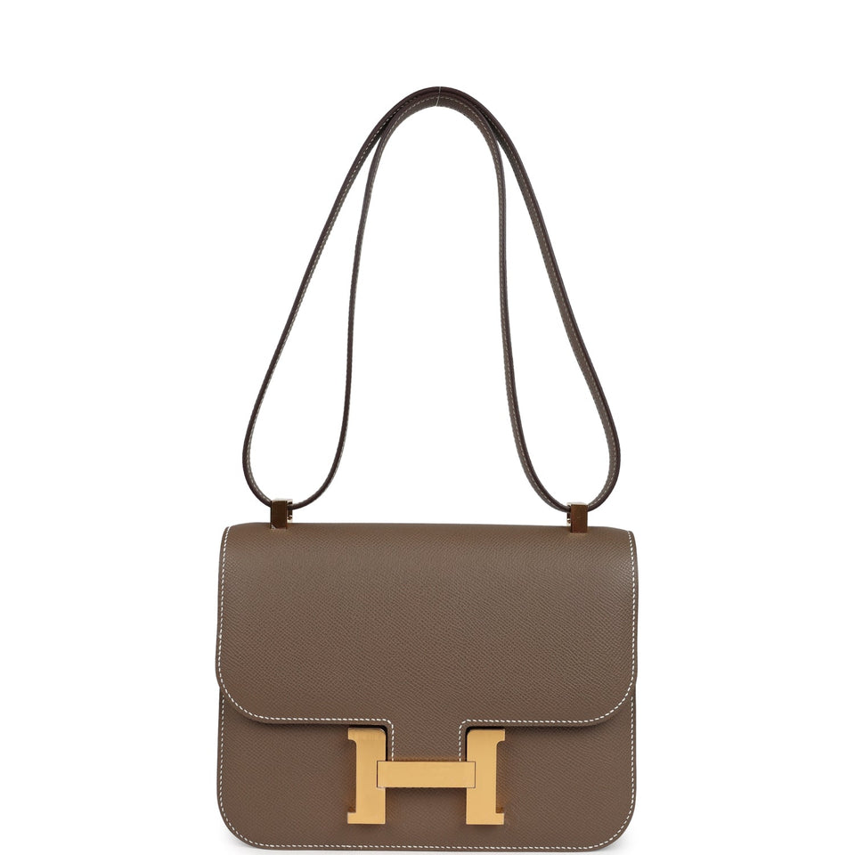 Hermes Constance 1-24 Etoupe Epsom Gold Hardware