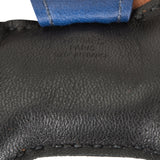 Hermes Black/Gold/Blue Sapphire Grigri Horse Rodeo Bag Charm PM